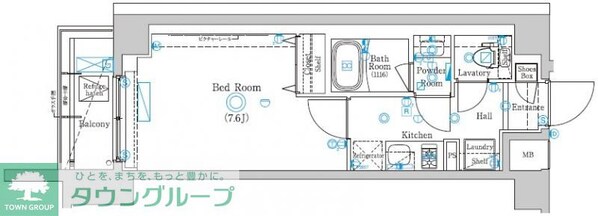 ラフィスタ志村坂上IIの物件間取画像